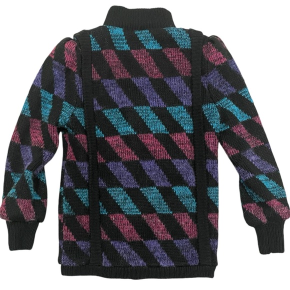 Vintage Anthonys Cardigan Jacket Chunky Knitted 90s - Picture 6 of 6